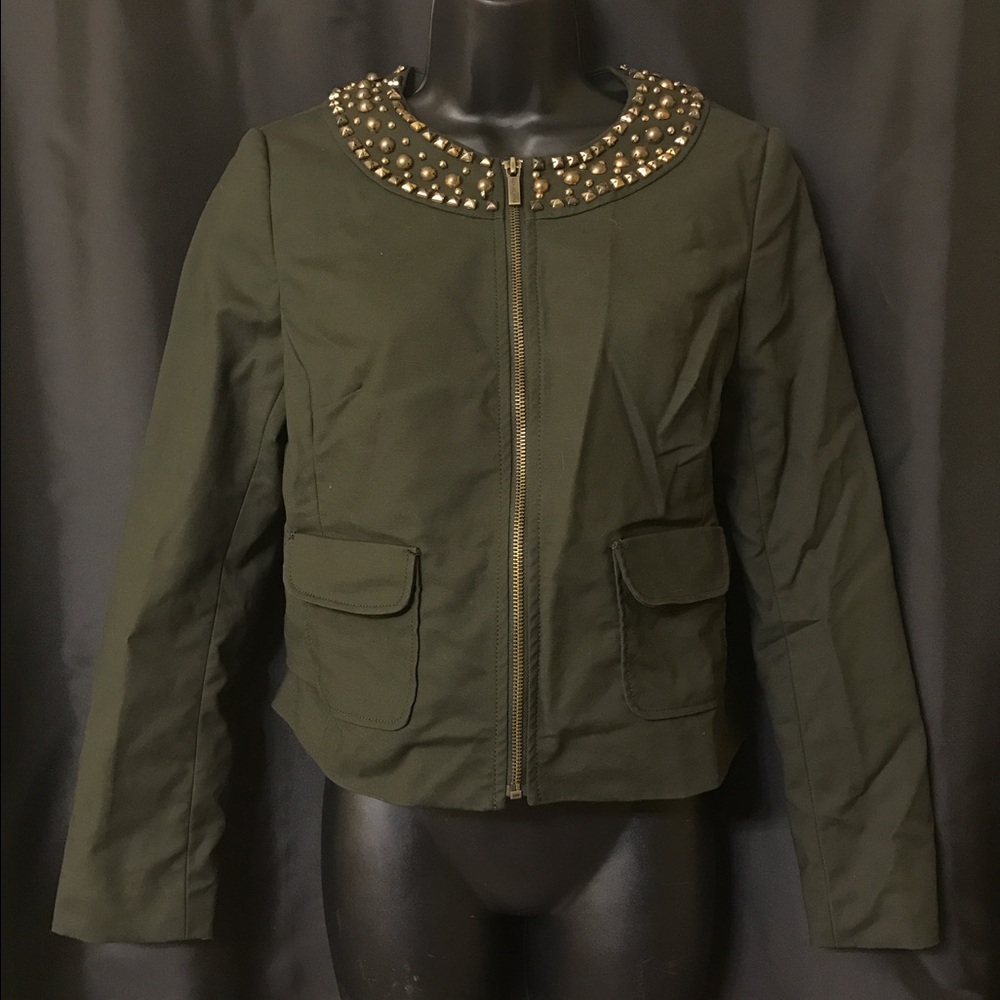 Michael Kors Olive Stud Jacket